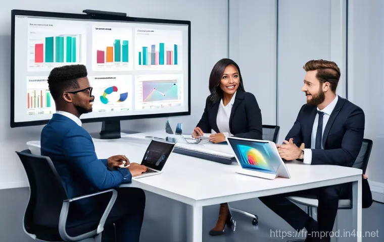 미디어 프로듀서 실무 강의 추천 - **A dynamic film production set in action, embodying "Practice is Our Best Ally."**
    An energetic...