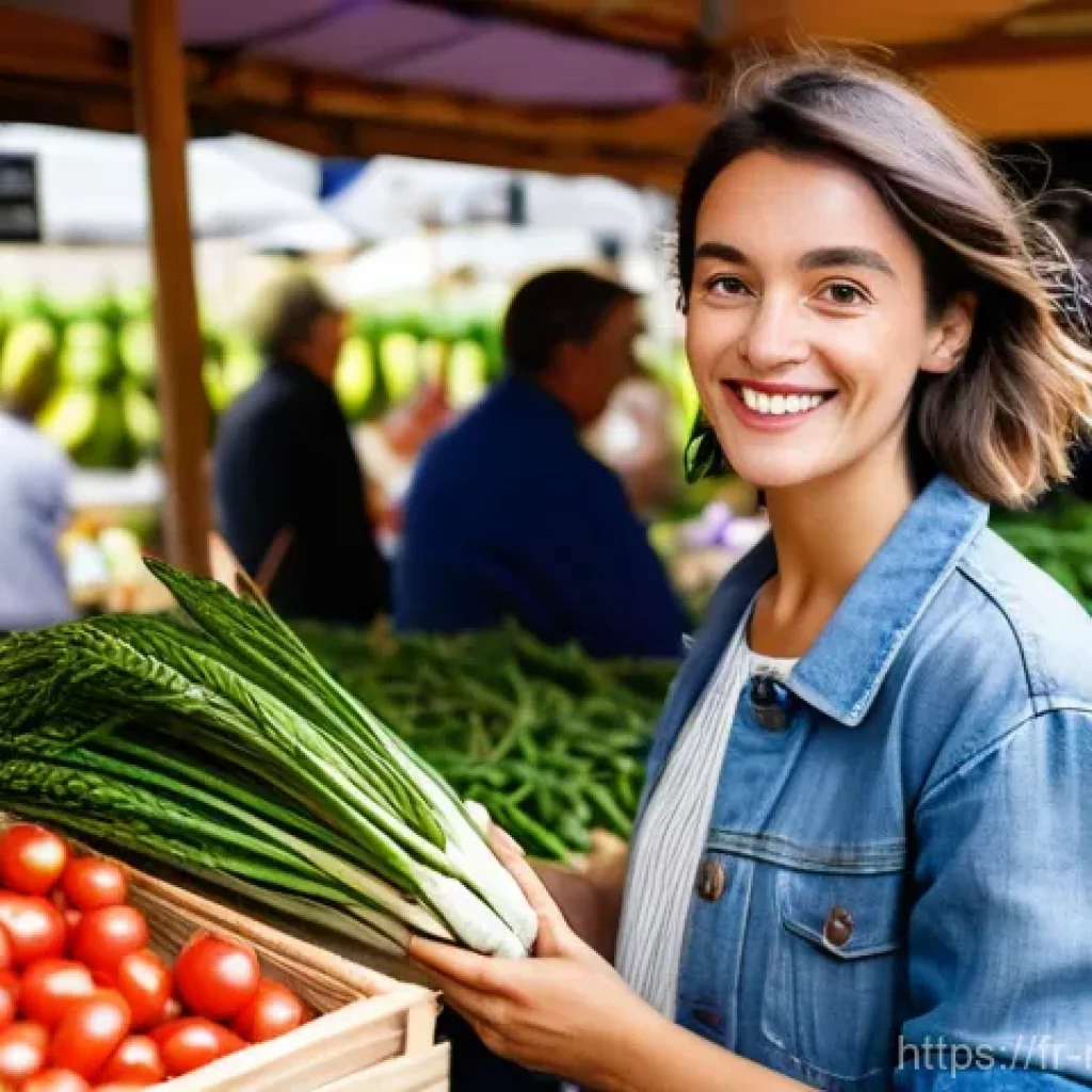 미디어 프로듀서와 타 직무의 협업 사례 - **Vibrant French Market Culinary Storyteller:** A female culinary influencer, aged 28, with a warm s...