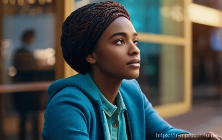 미디어 프로듀서 실무 과제에서 배운 교훈 - "A determined young female producer, wearing practical yet stylish outdoor production attire includi...